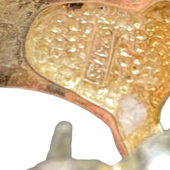 Sterling silver 925 FAS marked swirl ring significant in size see pic for size - Picture 4 of 9